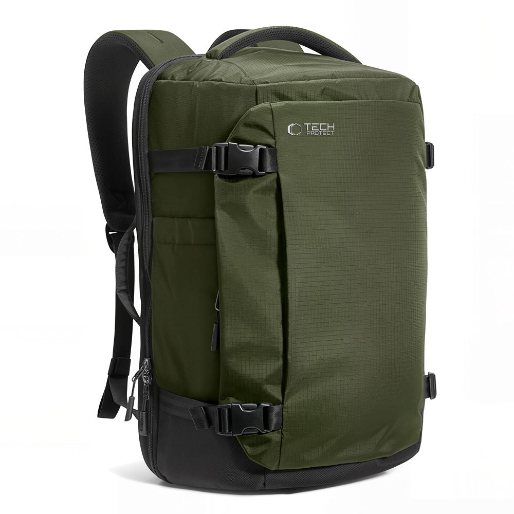 Tech-Protect Defender S70 RYANAIR & WIZZAIR 24L Laptop Backpack - Dark Green