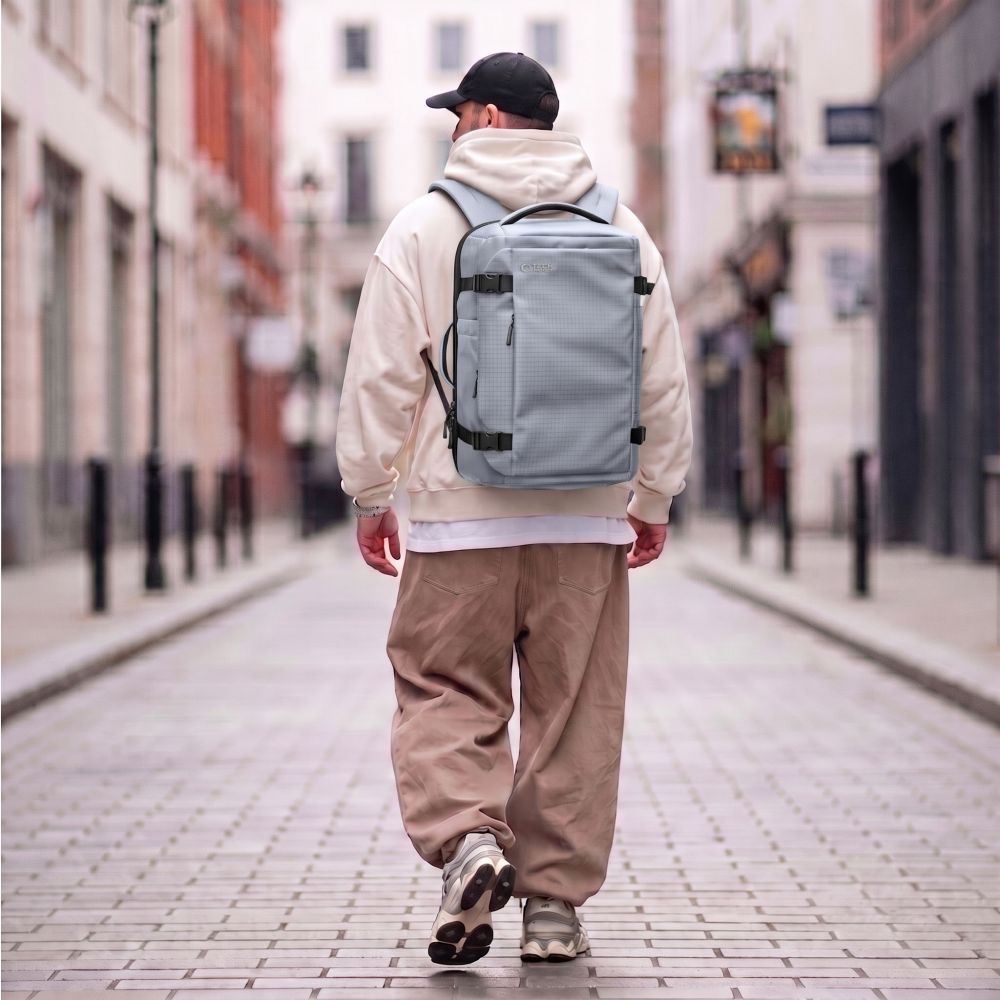 Tech-Protect Defender S70 RYANAIR & WIZZAIR 24L Laptop Backpack - Gray