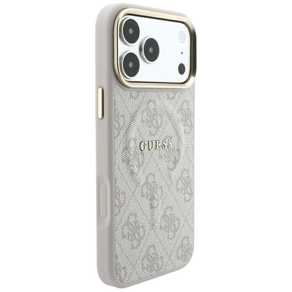 Guess Embossed 4G Classic MagSafe Case til iPhone 17 Pro / 18 Pro - Pink