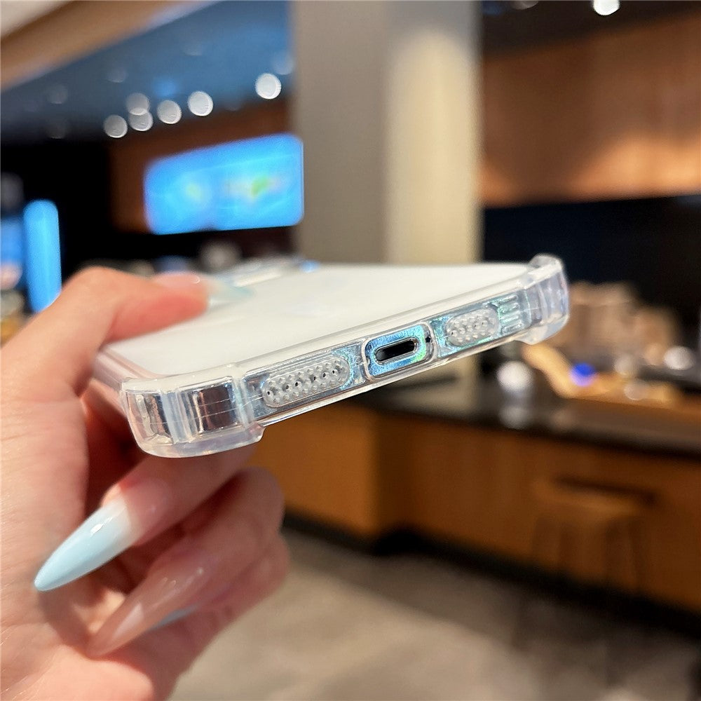 iPhone 18 Pro Max / 17 Pro Max magnetisk TPU-foder med aftageligt kameraomslag - gennemsigtigt