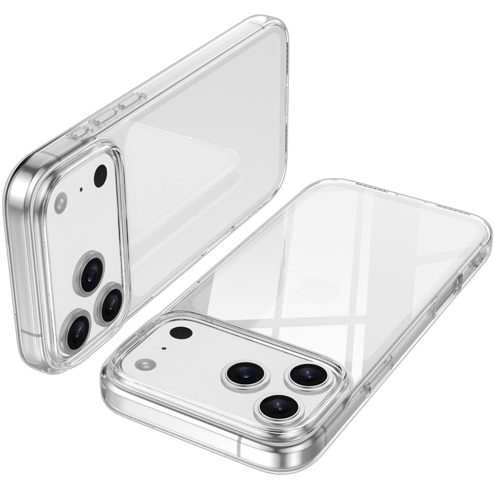 iPhone 18 Pro / 17 Pro Anti-Fingerprint TPU Case - Gennemsigtig