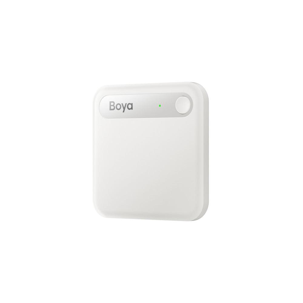 BOYA Notra Neo Voice Recorder med AI Transcription - hvid
