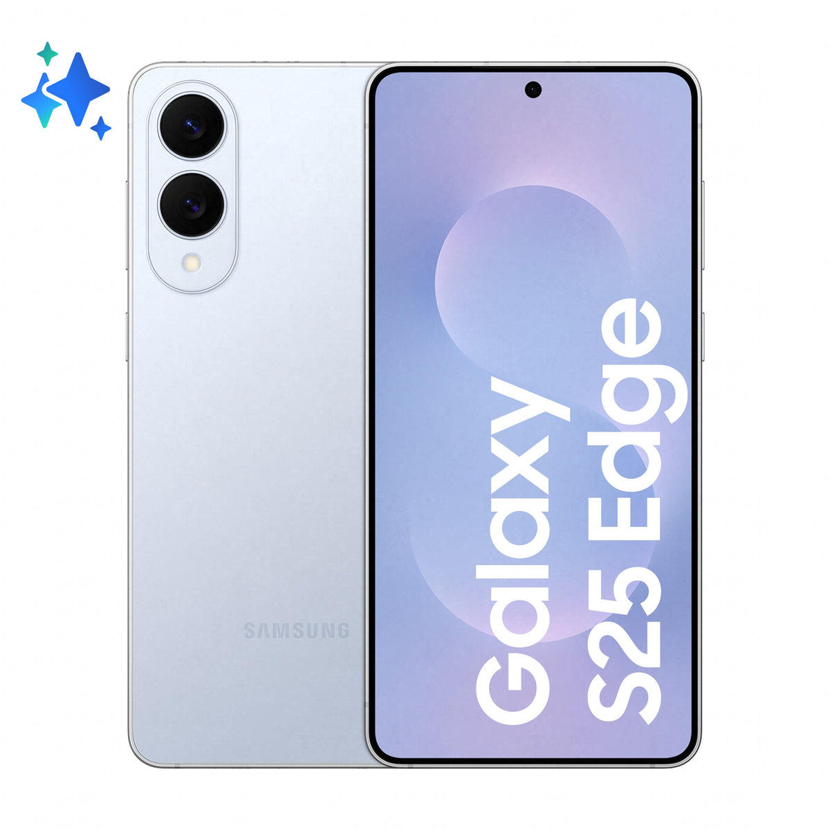 Samsung Galaxy S25 Edge 17 cm (6.7") Dual SIM Android 15 5G USB Type-C 12 GB 256 GB 3900 mAh Blå