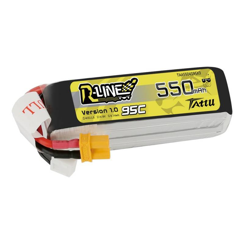 Batteri Tattu R-Line 550mAh 14,8V 95C 4S1P