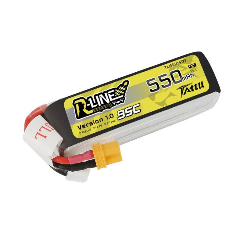 Batteri Tattu R-Line 550mAh 14,8V 95C 4S1P