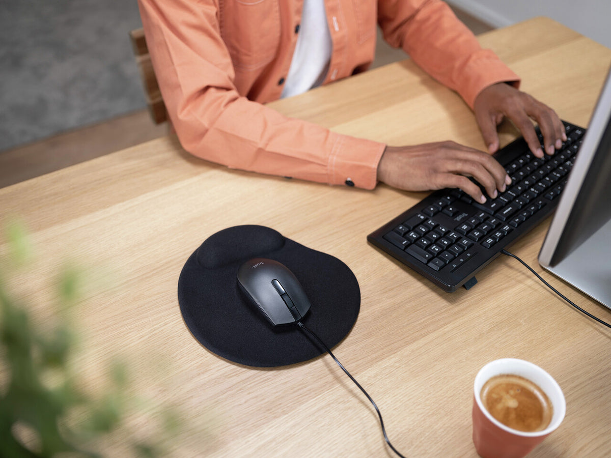Trust Basi mus Kontor Ambidextrous USB Type-A Optisk 1200 dpi