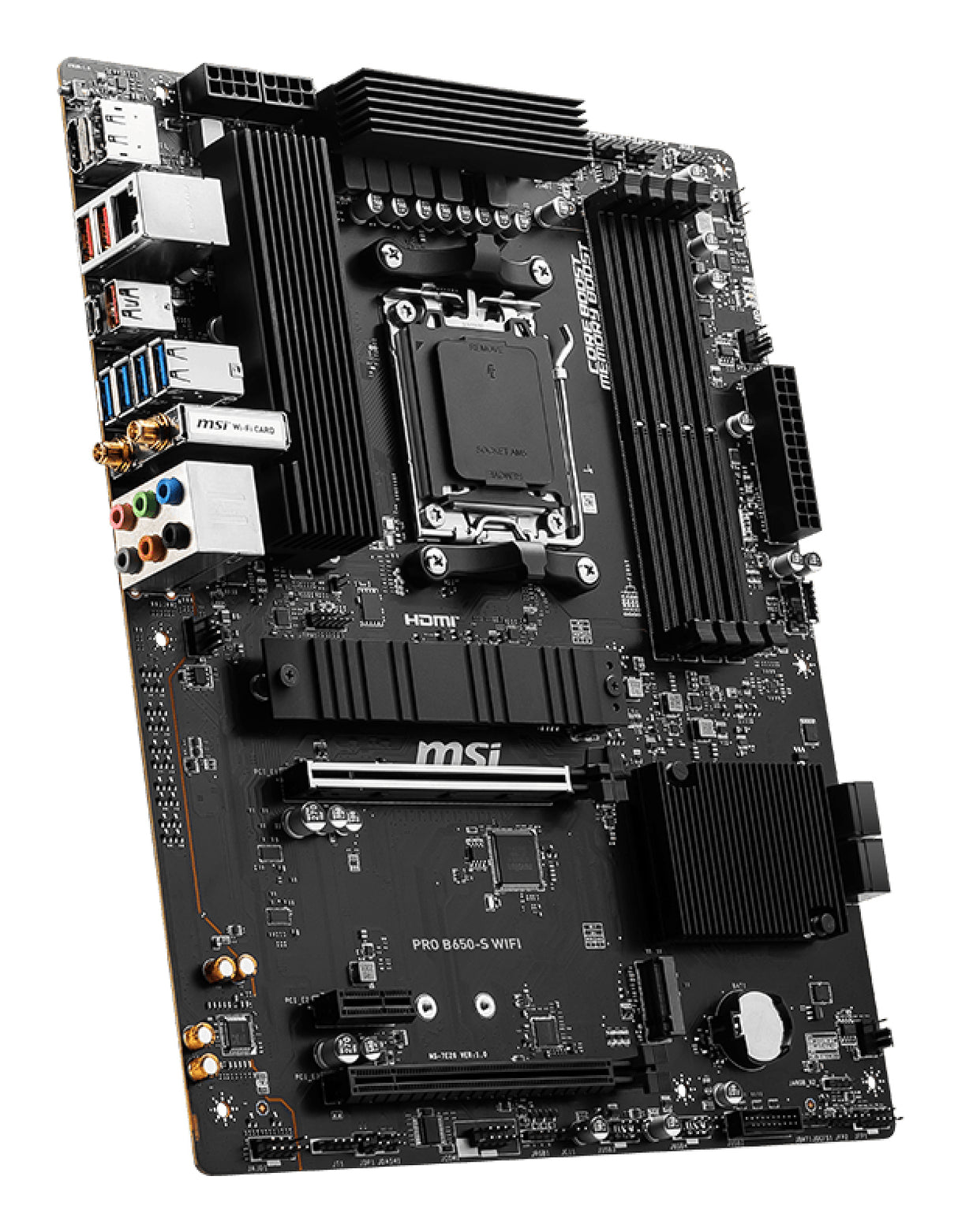 MSI PRO B650-S WIFI bundkort AMD B650 Sokkel AM5 ATX