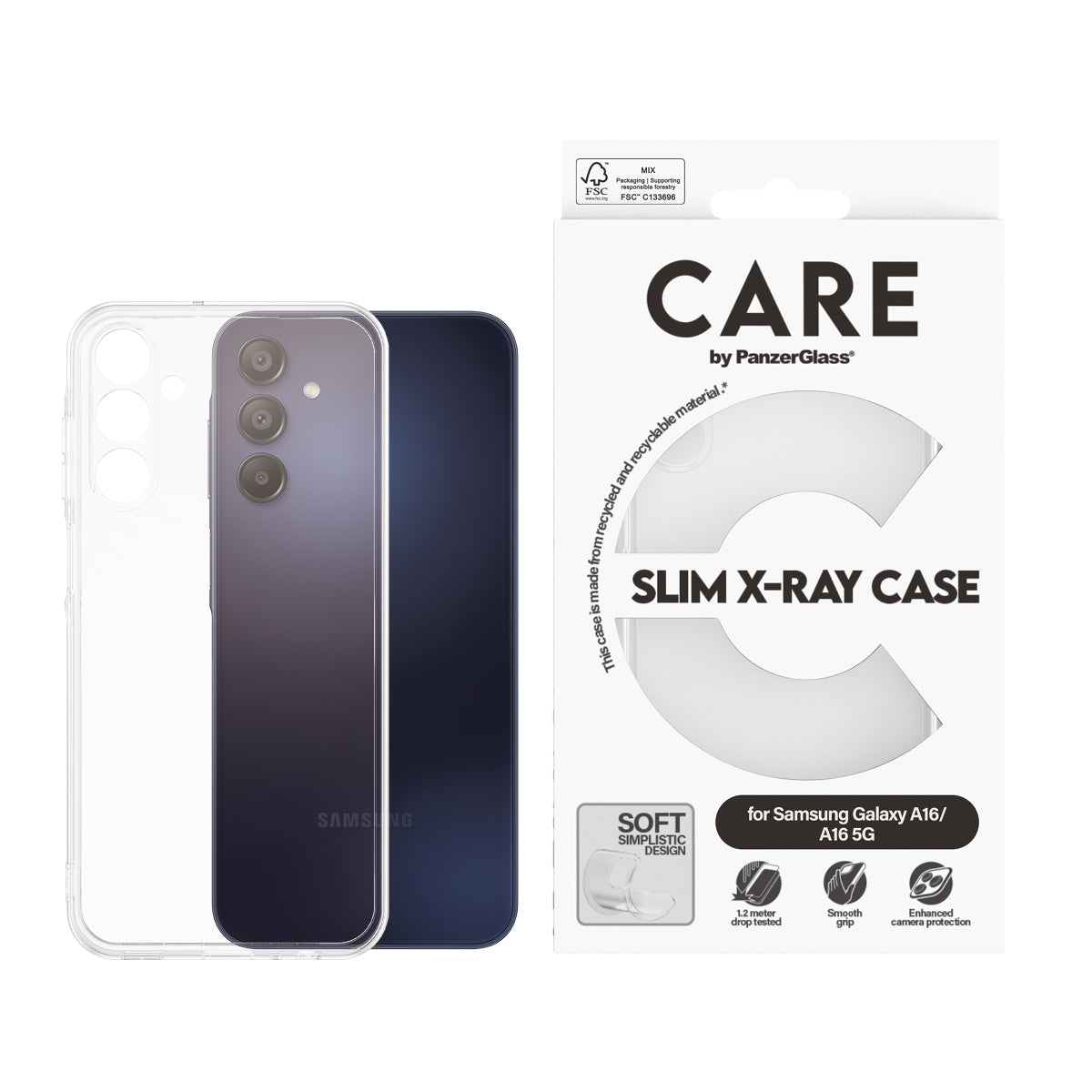 CARE by PanzerGlass X-Ray Case Samsung Galaxy A16 4G & A16 5G