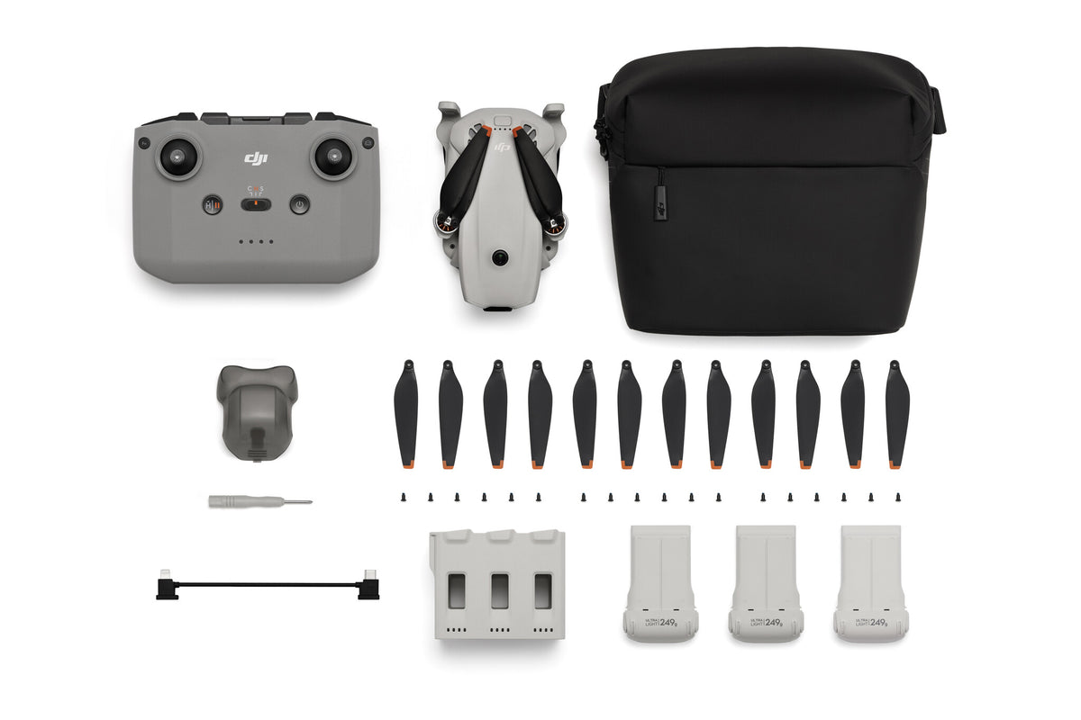 DJI Drone Lito 1 Fly More Combo med 4K/ 60fps kamera, lysgrå EU (CP.MA.00000991.01)