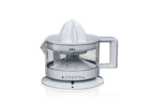 Braun TributeCollection CJ 3000 elektrisk citruspresser 0,35 L 20 W Transparent, Hvid