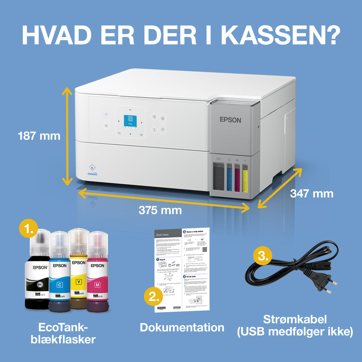 Epson EcoTank ET-2956 A4-multifunktionsprinter