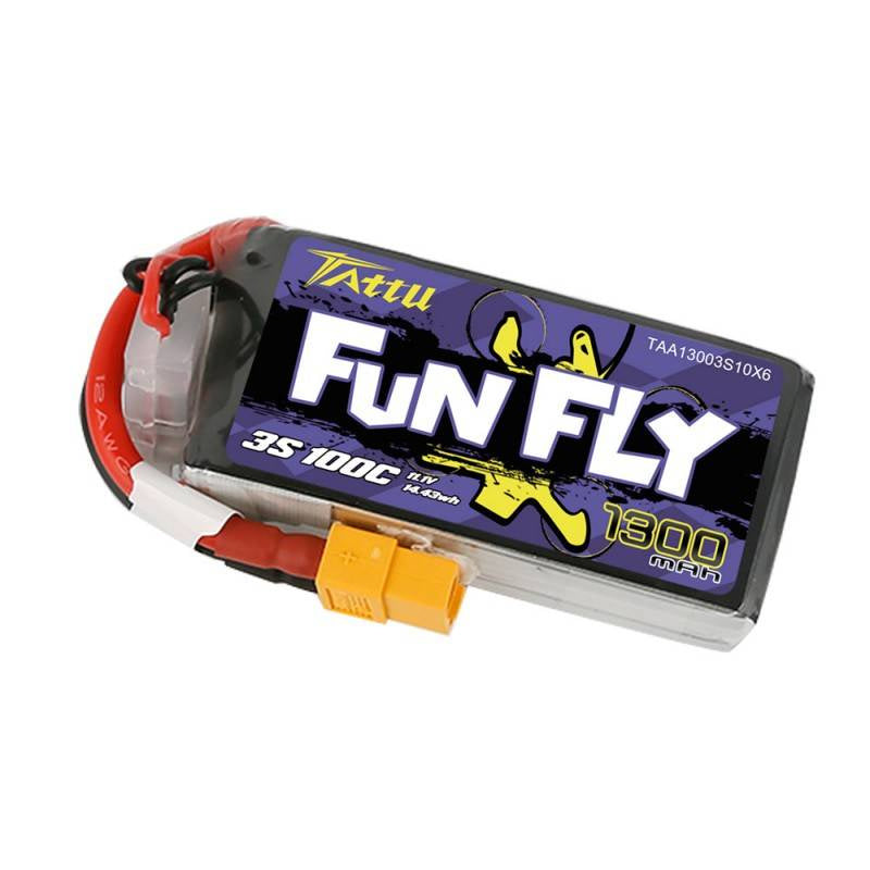 Batteri Tattu Funfly 1300mAh 11,1V 100C 3S1P