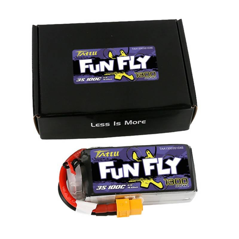 Batteri Tattu Funfly 1300mAh 11,1V 100C 3S1P