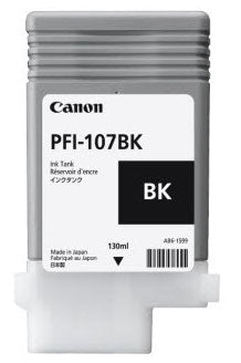 Canon PFI-107BK blækpatron 1 stk Original Sort