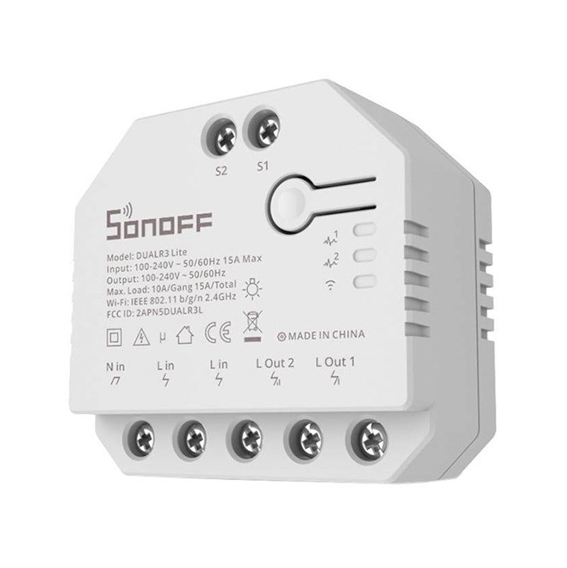 Smart Wi-Fi-switch WiFi Sonoff Dual R3 Lite