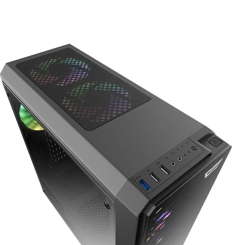 Darkflash Water Square 5 computerkasse (sort)