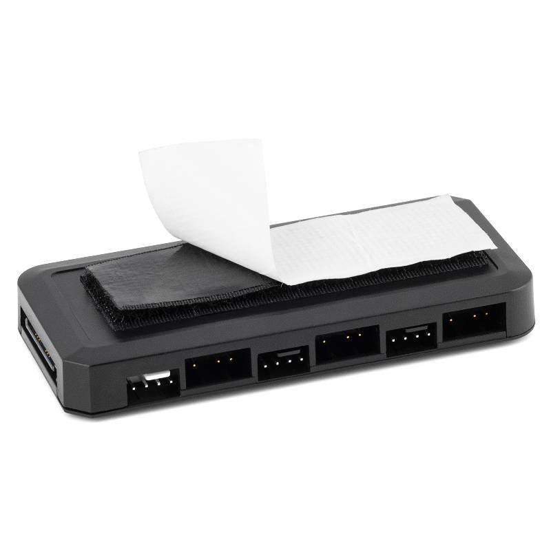 Fan control box for computer Darkflash RC2 RGB PWM + fjernbetjening (sort)