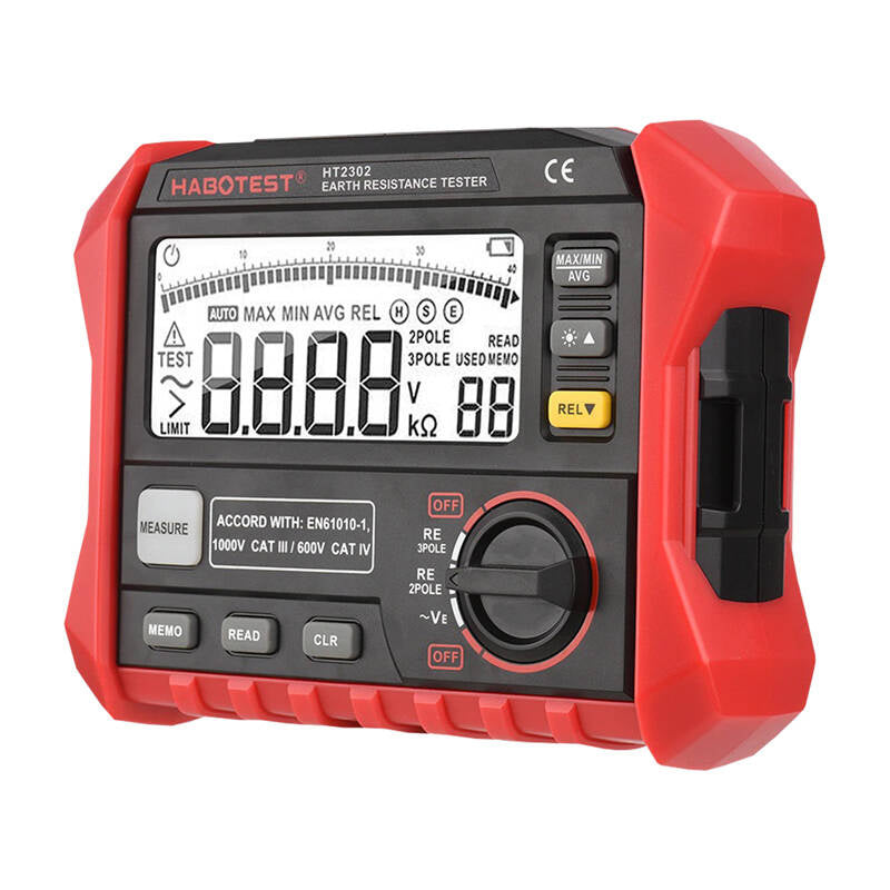 Habotest HT2302 Digital jordmodstandstester