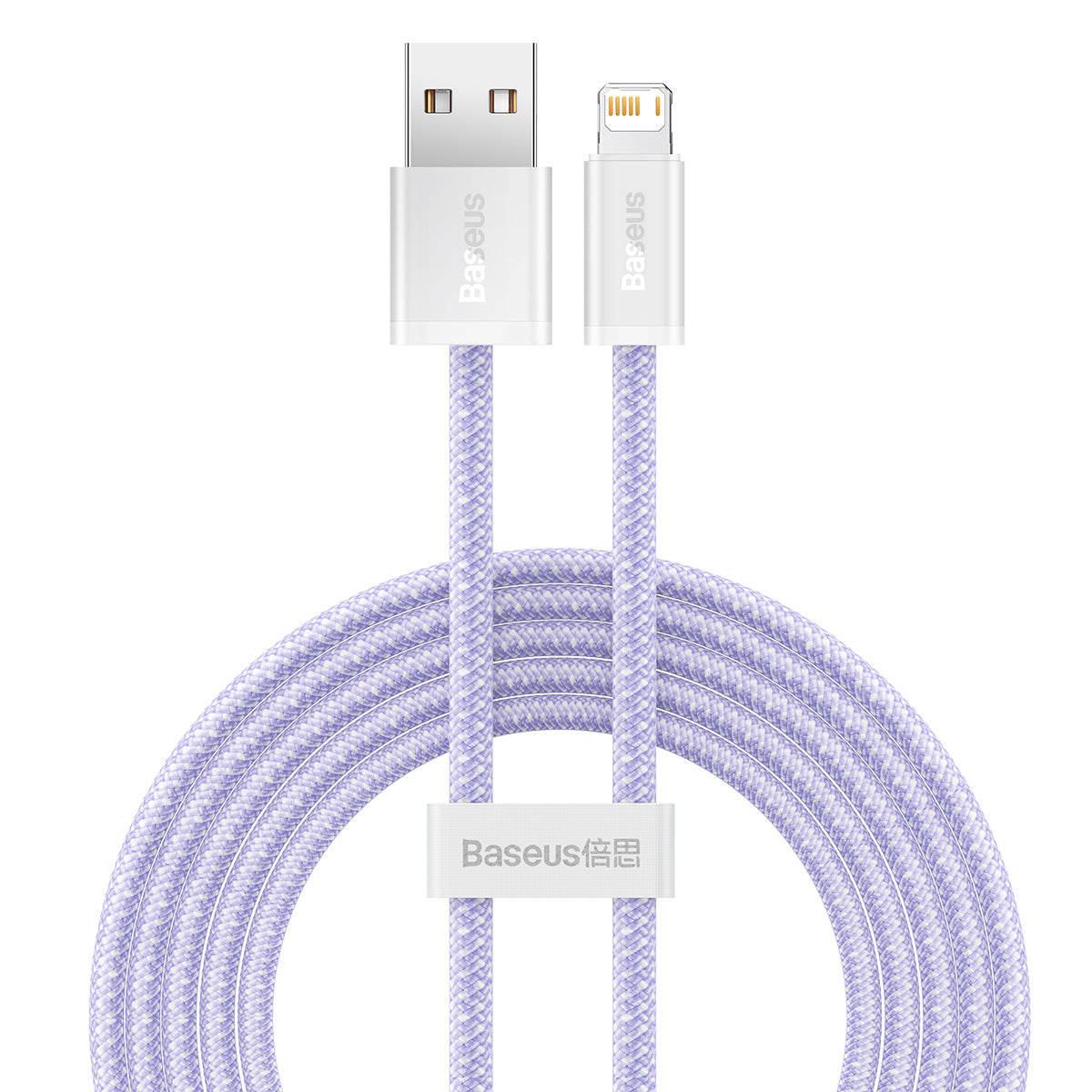 Baseus Dynamisk kabel USB til Lightning, 2.4A, 2m (purpur)