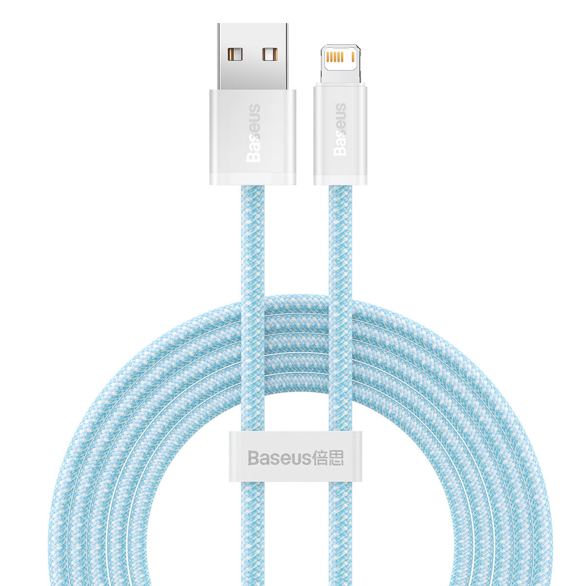 Baseus Dynamisk kabel USB til Lightning, 2,4 A, 2 m (blå)