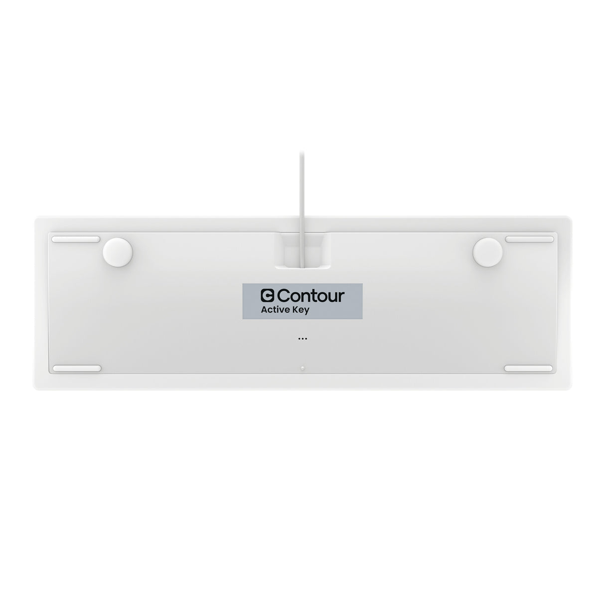 Contour Design Contour Active Key QuickClean medicinsk tastatur IP68, fuld størrelse, kablet, hvid, PN C8112