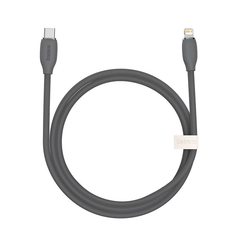 Baseus Jelly kabel USB-C til Lightning, 20W, 1,2m (sort)