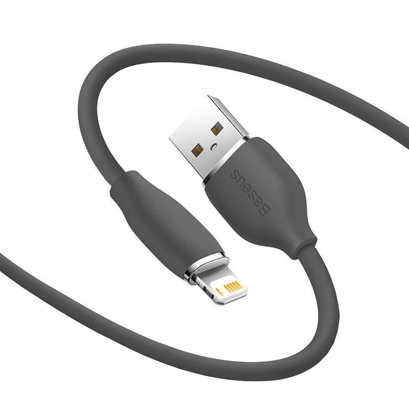 Baseus Jelly kabel USB til Lightning, 2,4A, 1,2m (sort)