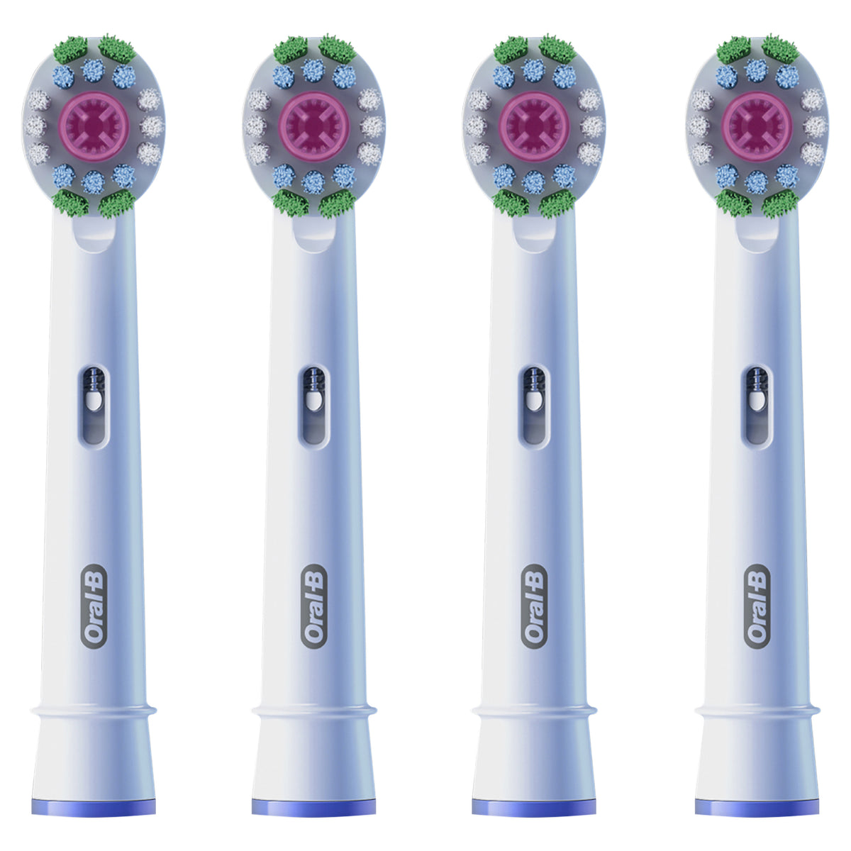Oral-B Pro 3D White Børstehoveder Hvid, 4 stk.