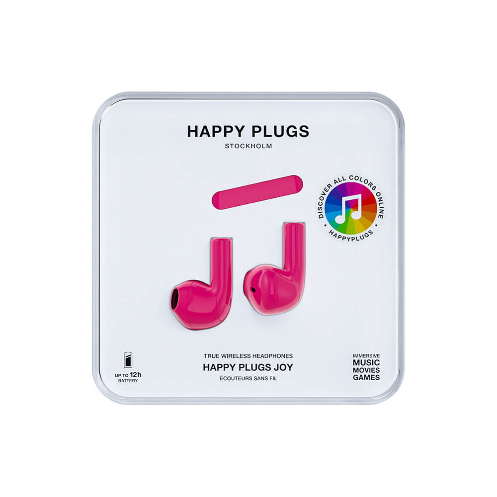 Happy Plugs Joy Headphone In Ear Tws Cerise