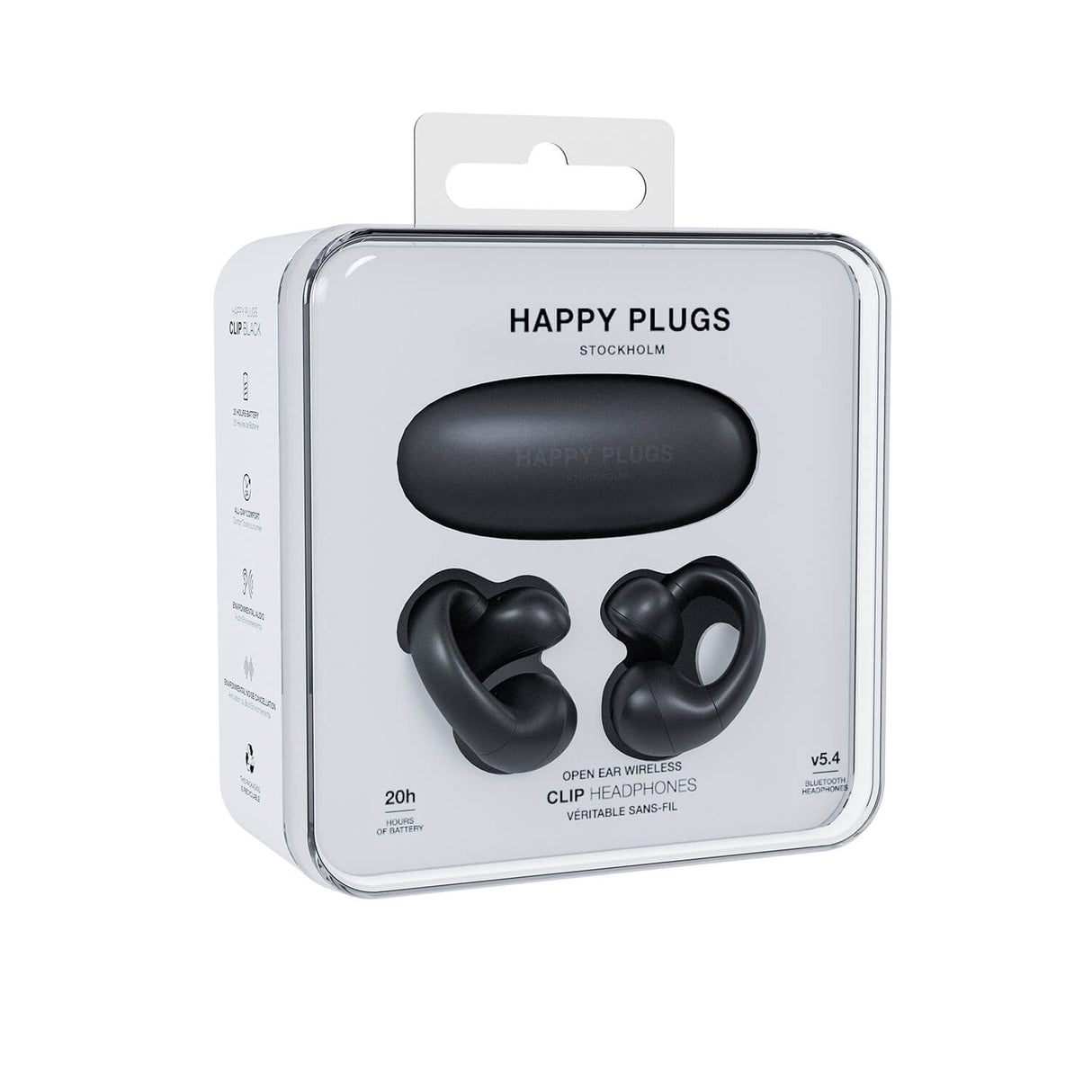 Happy Plugs Headphone Clip Ows True Wireless Black