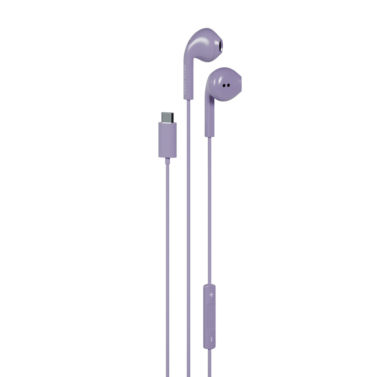 Happy Plugs Headphone Wired In Ear Usb C Purple