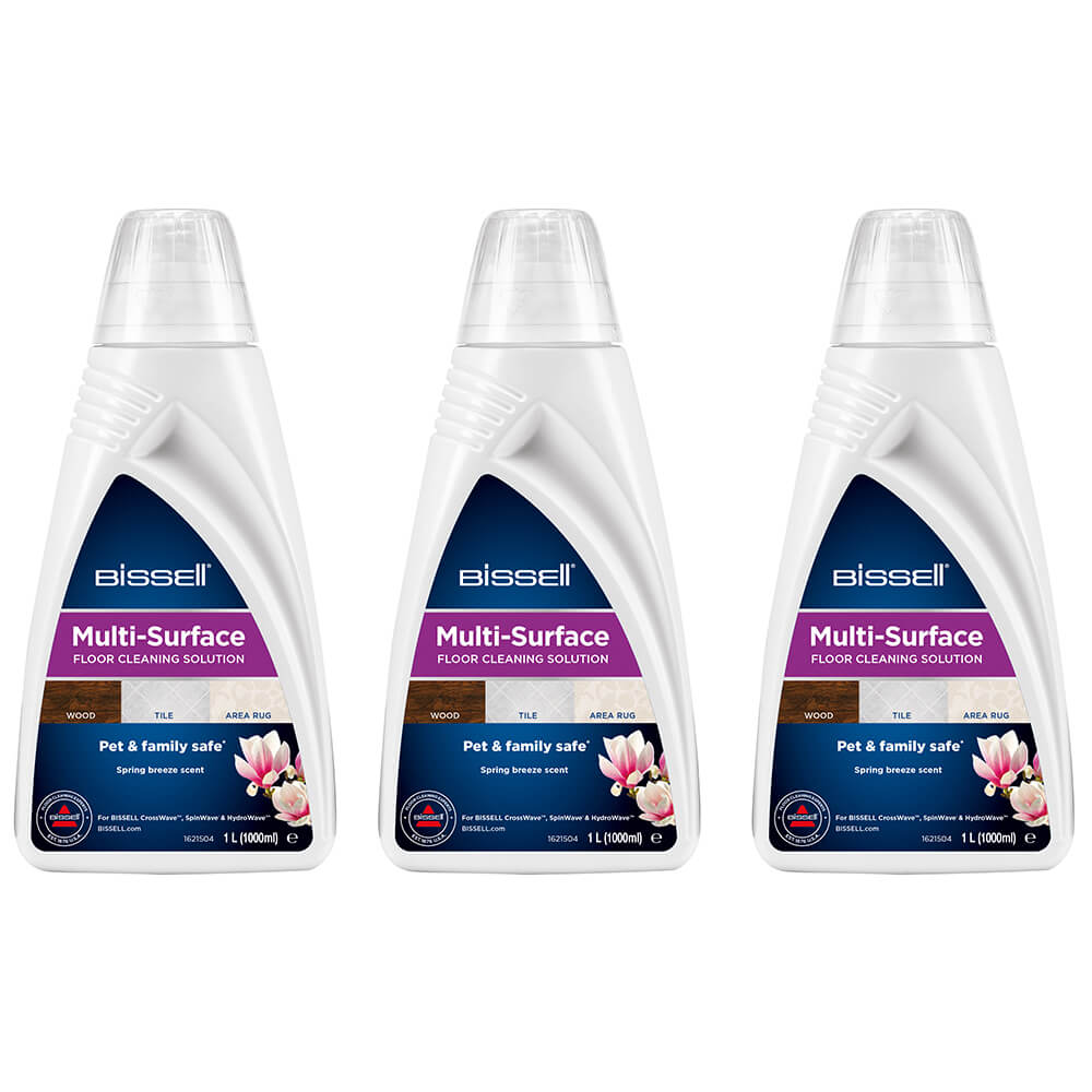 Bissell Multi Surface Detergent Cross Wave/Spin Wave Trio Pack 3 X 1 L