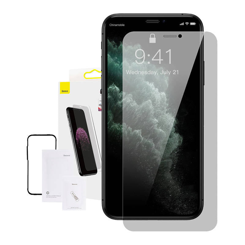 Baseus 0.3mm Full-screen og Full-glass tempereret glas (1pcs pakke) til iPhone XR / 11 6,1 tommer