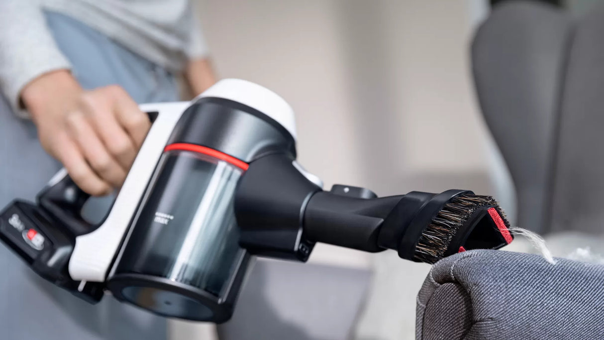 Bosch BBS711W stav støvsuger & elektrisk kost 2-i-1 stangstøvsuger Batteri Dry Hygiejnefilter Poseløs 0,3 L Hvid