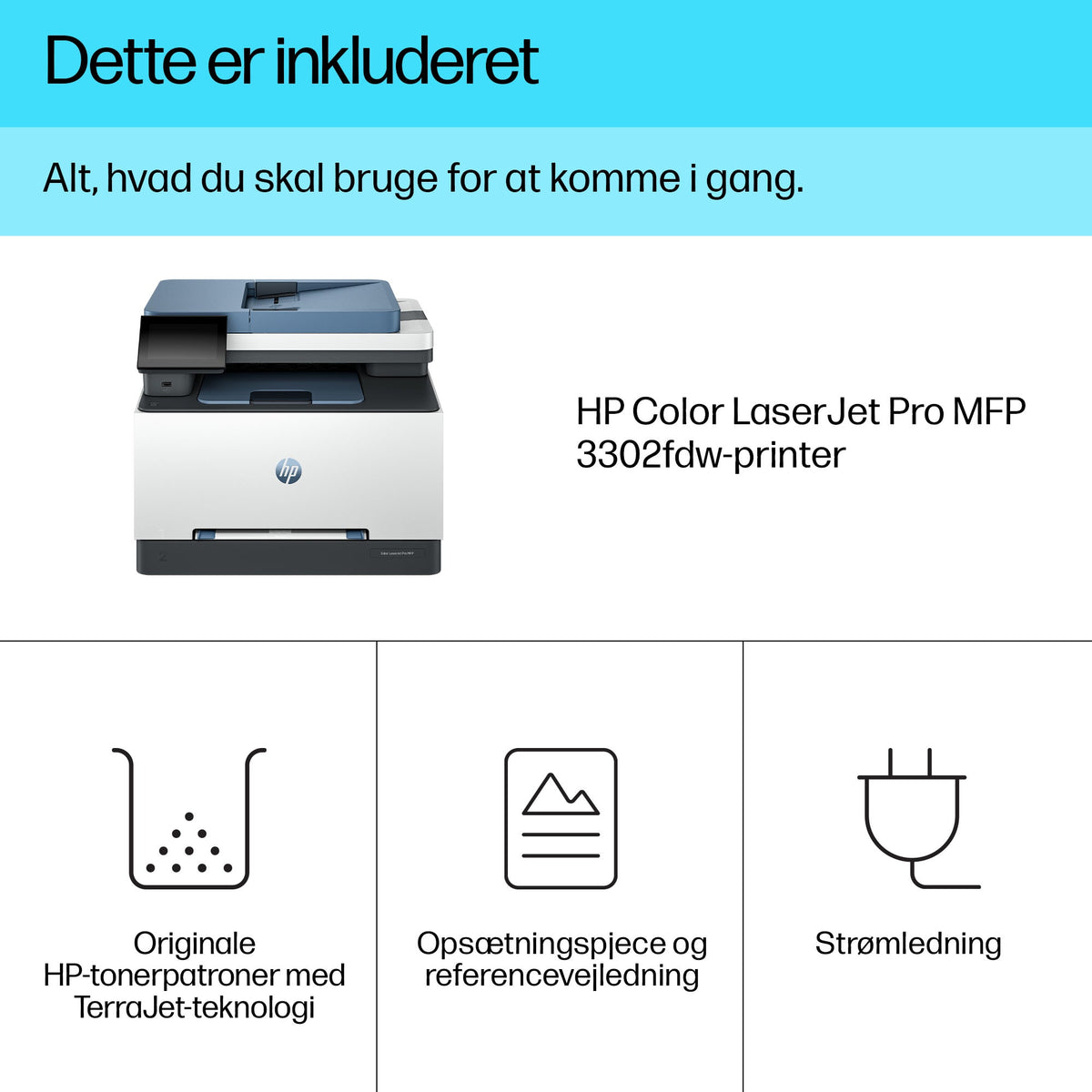 HP Color LaserJet Pro MFP 3302fdw Laser