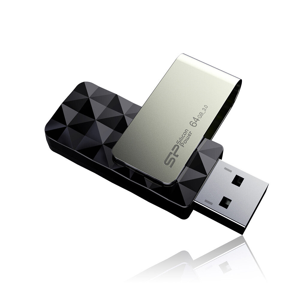Silicon Power Blaze B30 USB-nøgle 64 GB USB Type-A 3.2 Gen 1 (3.1 Gen 1) Sort