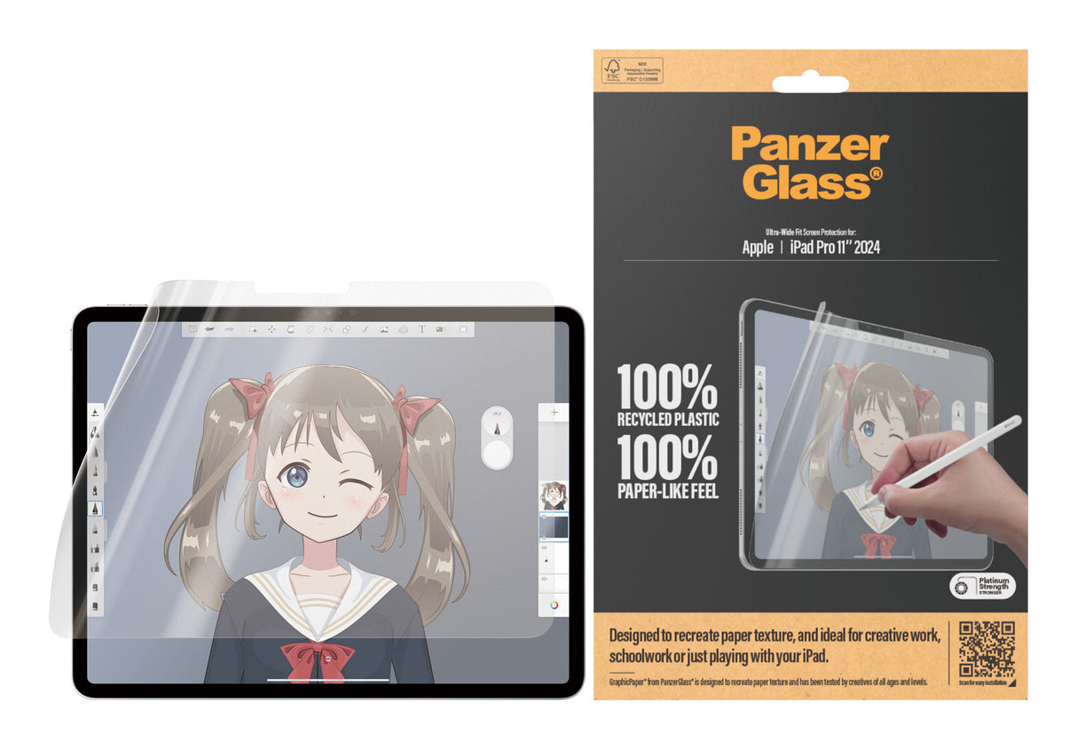 PanzerGlass GraphicPaper iPad Pro 11'' 2024 Ultra-Wide Fit
