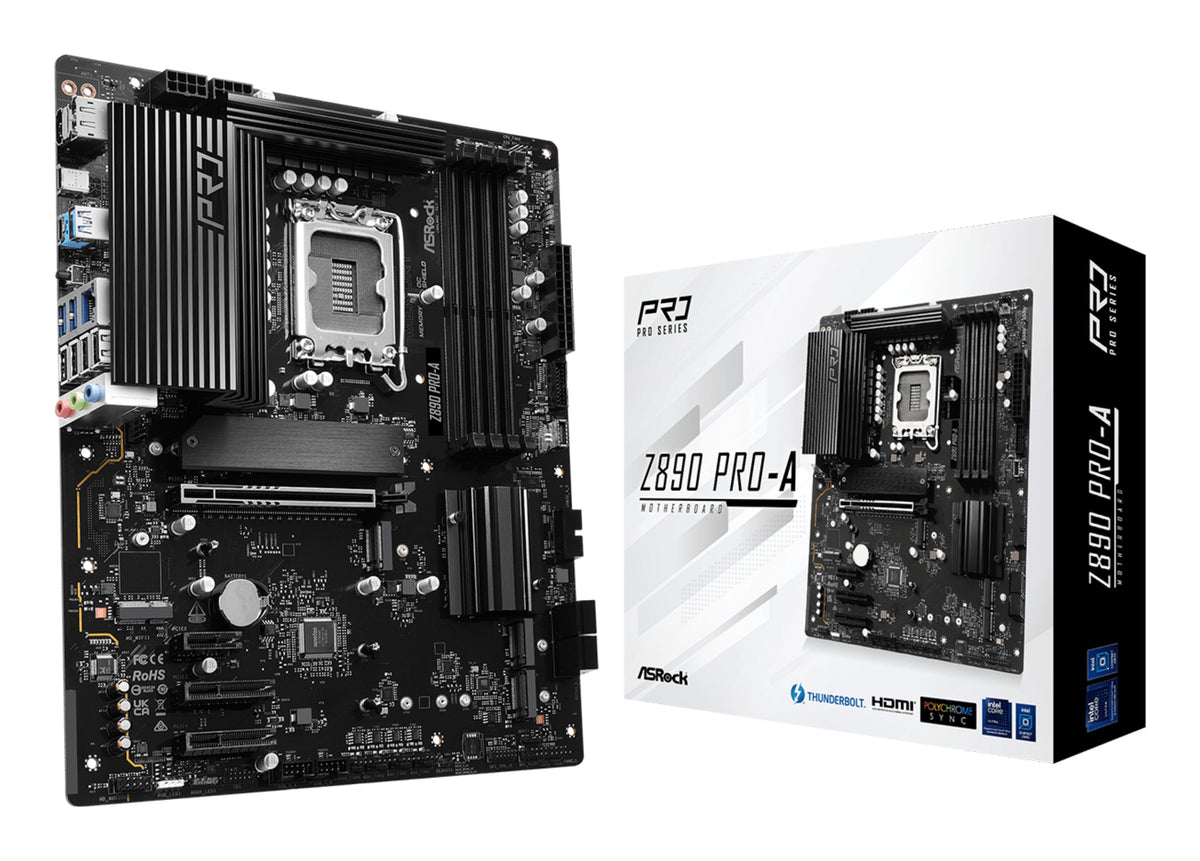 ASRock Z890 Pro-A Motherboard ATX LGA-1851 Intel Z890