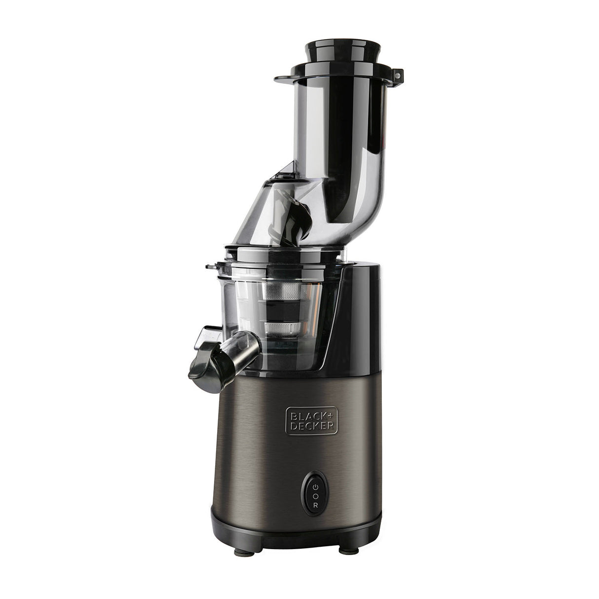 Black+Decker Slow Juicer Brushed
