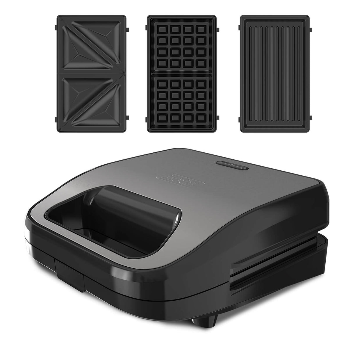 Black+Decker Sandwich Maker Grill Sandwich Waffle