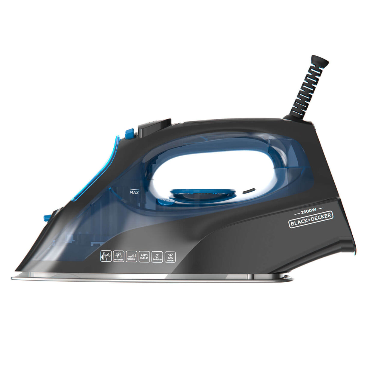 Black+Decker Steam Iron 2600 W Blue
