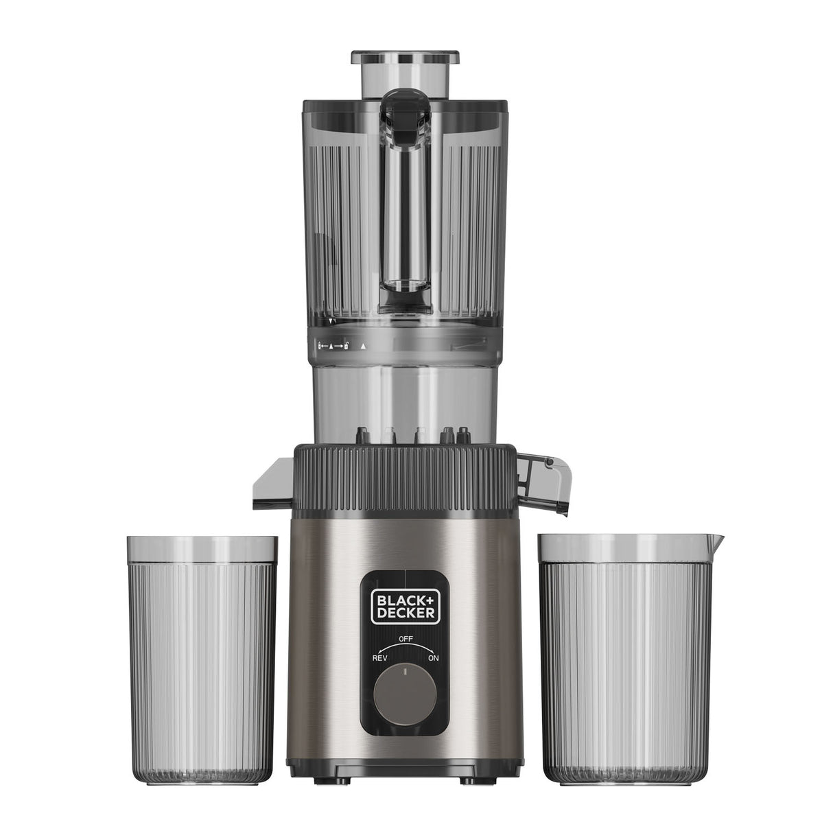 Black+Decker Slow Juicer 1400 W Stainless Steel