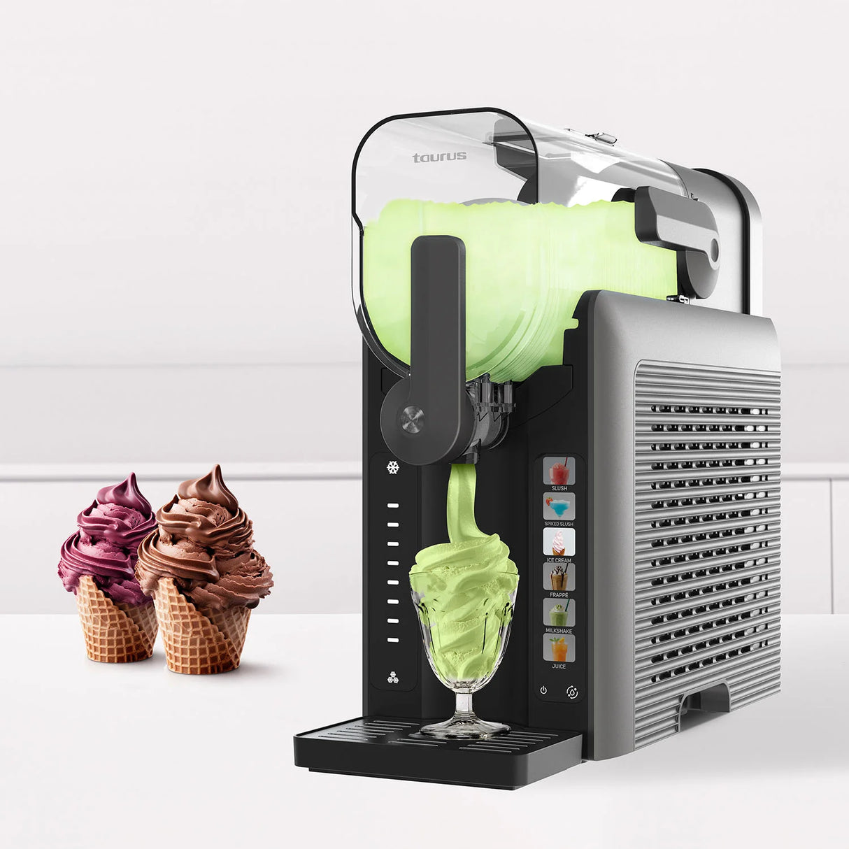 Taurus ICE FLOW 2600 Isdessertmaskine 200 W Sort