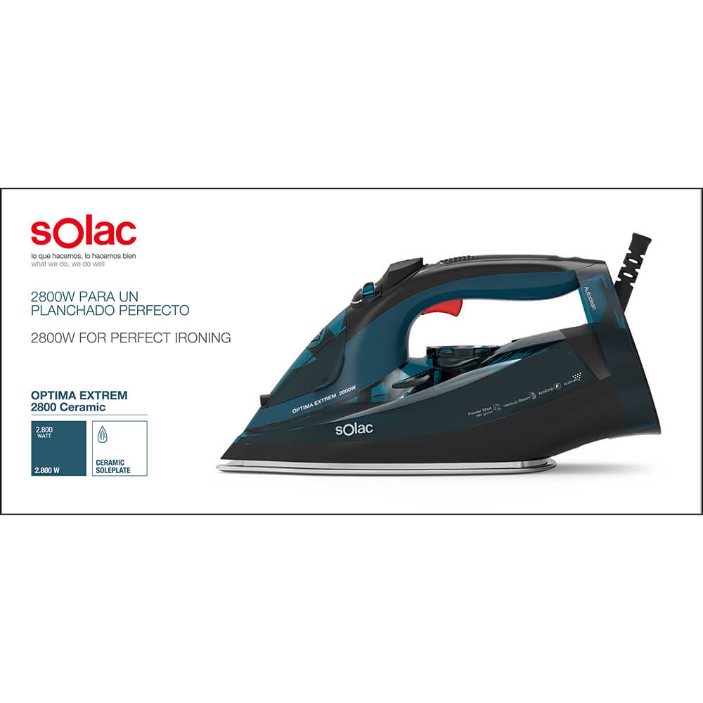 Solac Steam Iron Optima Extreme 2800 W