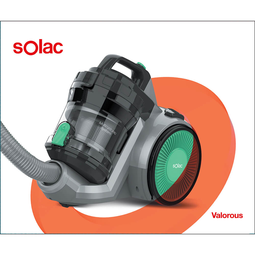 Solac Bagless Vacuum Cleaner Valorous 800 W