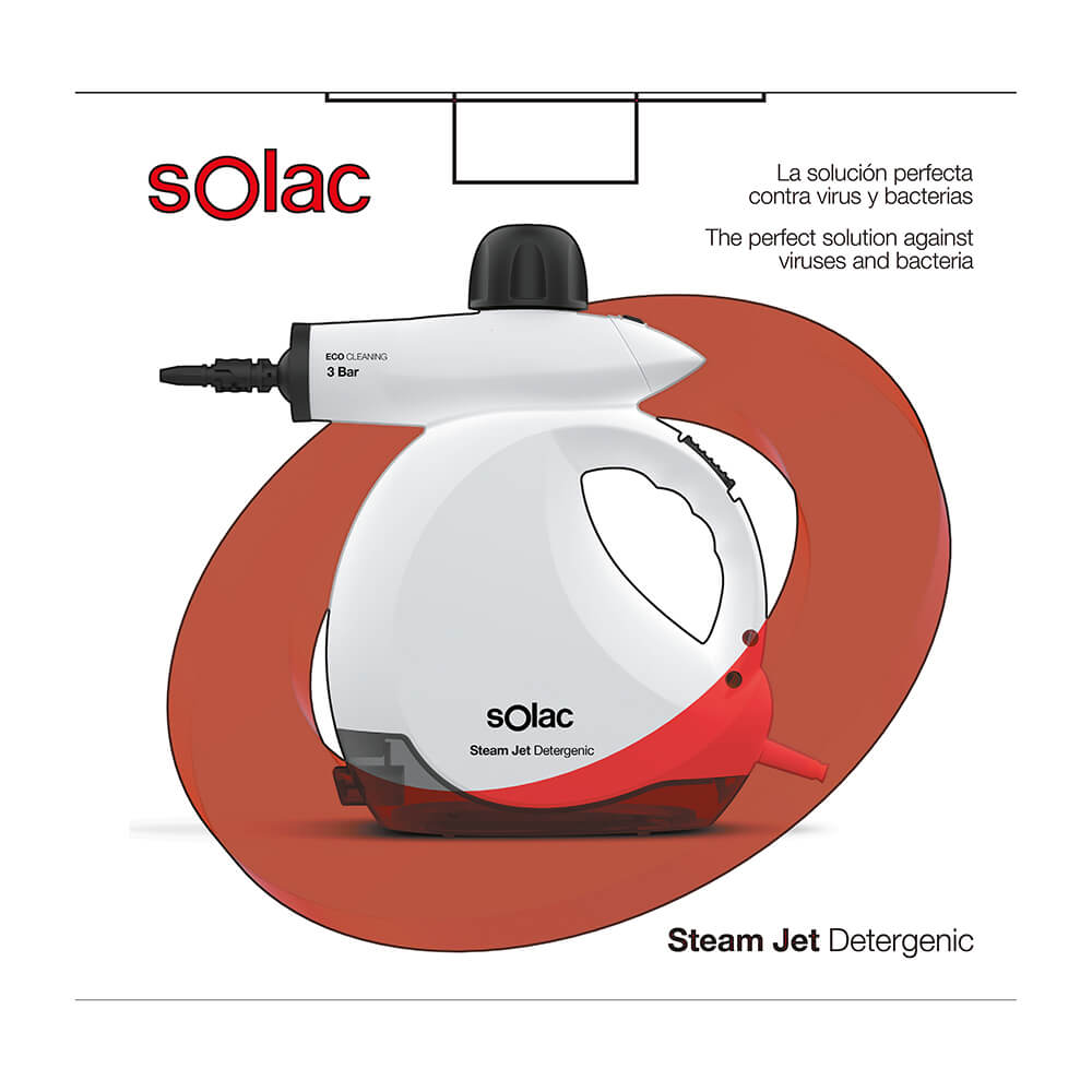 Solac Steam Cleaner Eco Friendly 1200 W