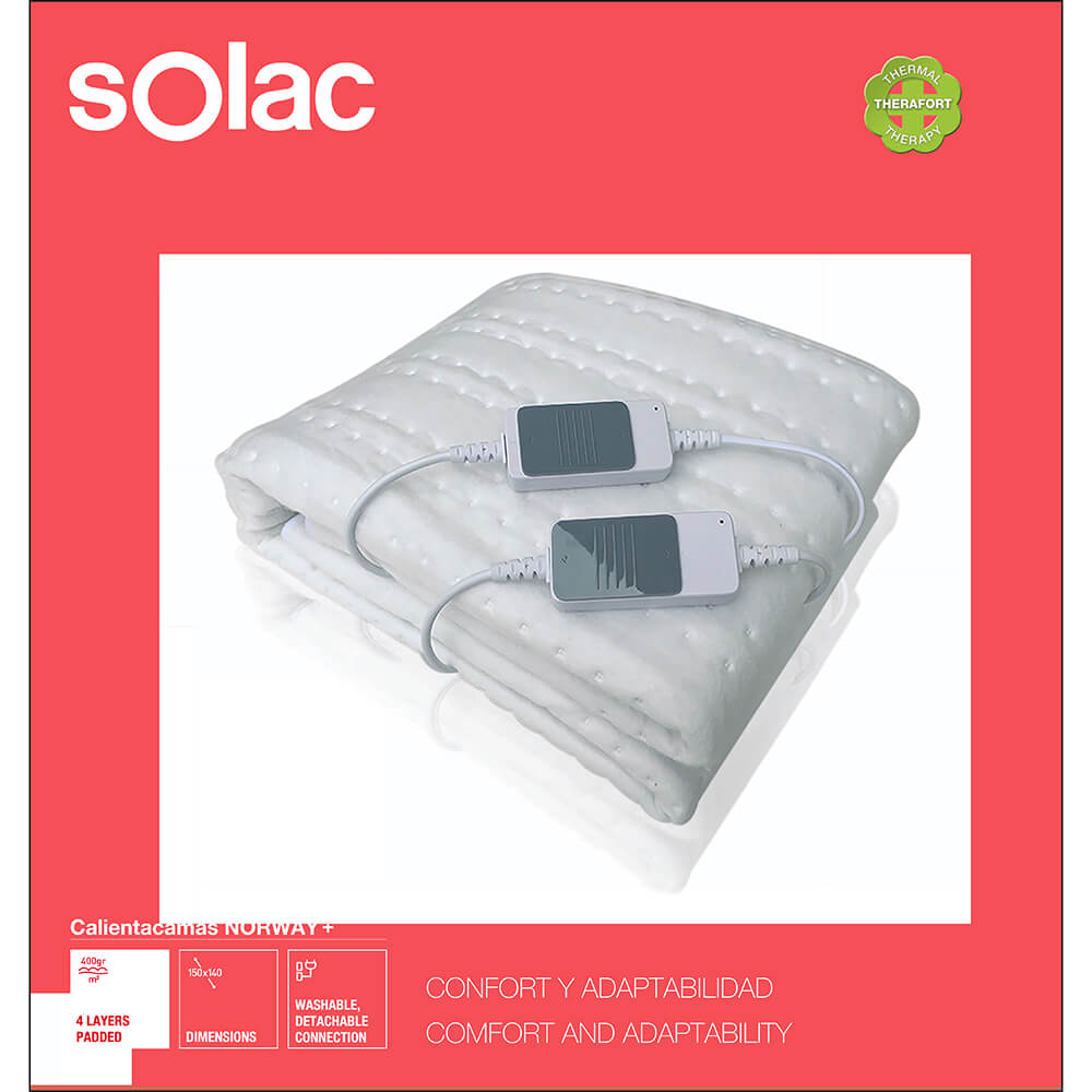Solac Heated Mattress Norway+ 120 W