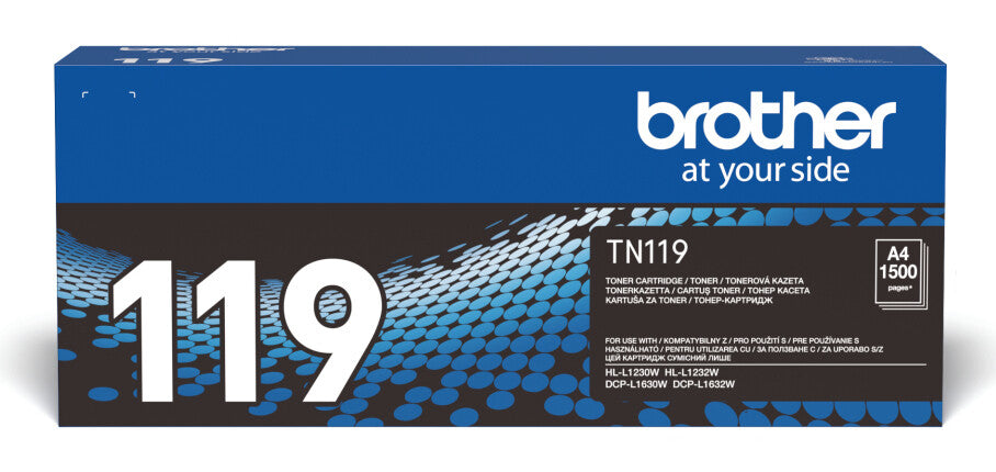 Brother TN119 Sort 1500 sider Toner
