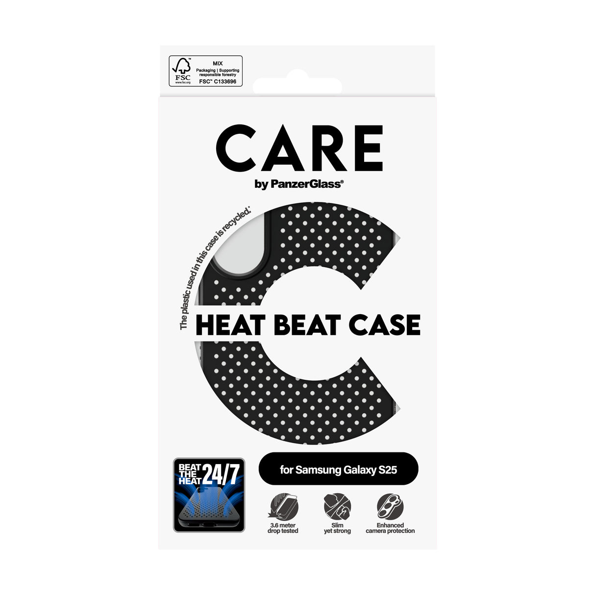 PanzerGlass CARE by ® Feature Case Heat Beat Samsung Galaxy S25