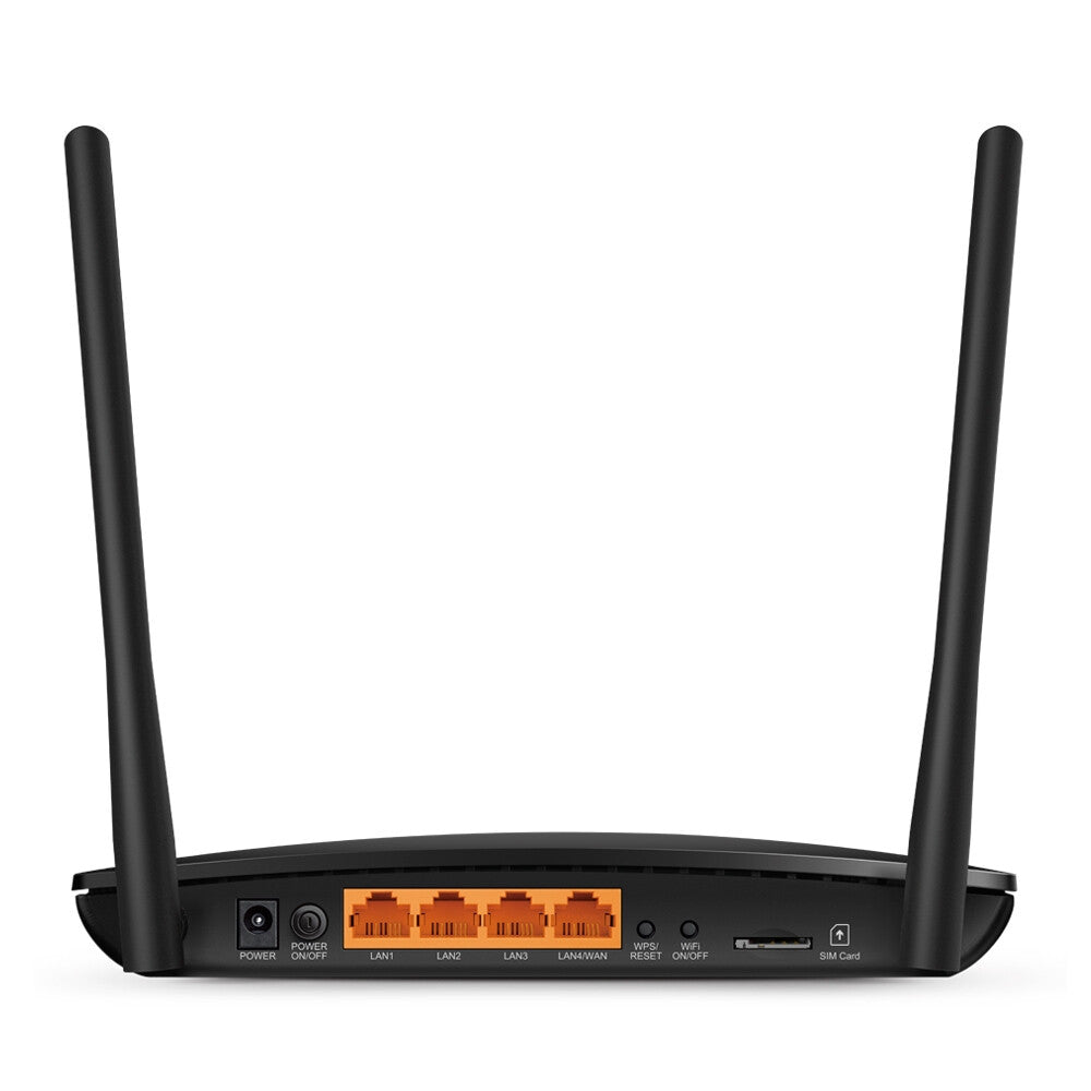TP-Link Archer MR200 trådløs router Hurtigt ethernet Dual-band (2,4 GHz / 5 GHz) 4G Sort